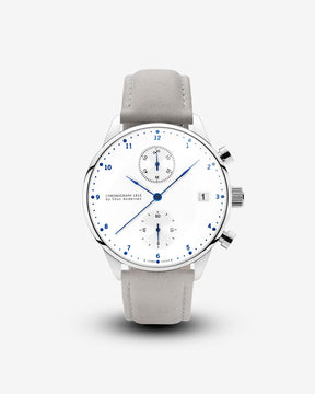 1815 Chronograph, Steel / White