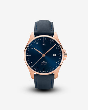 1971 Automatic, Rose Gold / Night Blue - Swiss Made