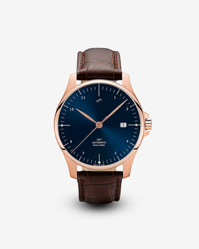 1971 Automatic, Rose Gold / Night Blue - Swiss Made