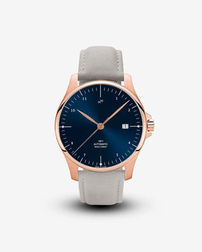 1971 Automatic, Rose Gold / Night Blue - Swiss Made