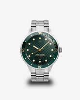 About Vintage - 1926 At'sea, Steel / Green Turtle Vintage – 42mm #Strap_3-Link