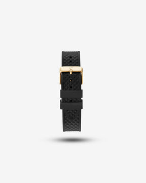 Pin Buckle - Black Silicone