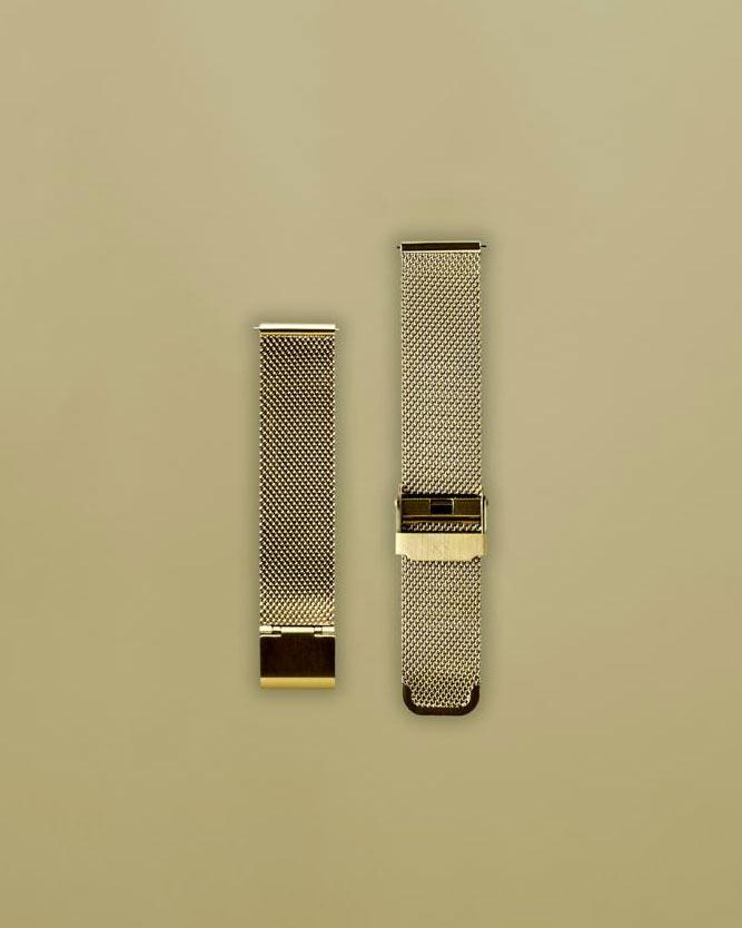 About Vintage - Mesh Band - Gold 
