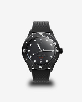 About Vintage - 1926 At'sea, All Black / Black #Strap_Black Silicone