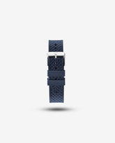 About Vintage - Pin Buckle - Blue Silicone 