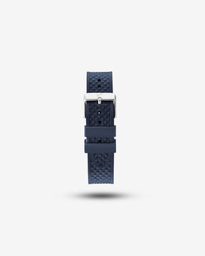About Vintage - Pin Buckle - Blue Silicone 