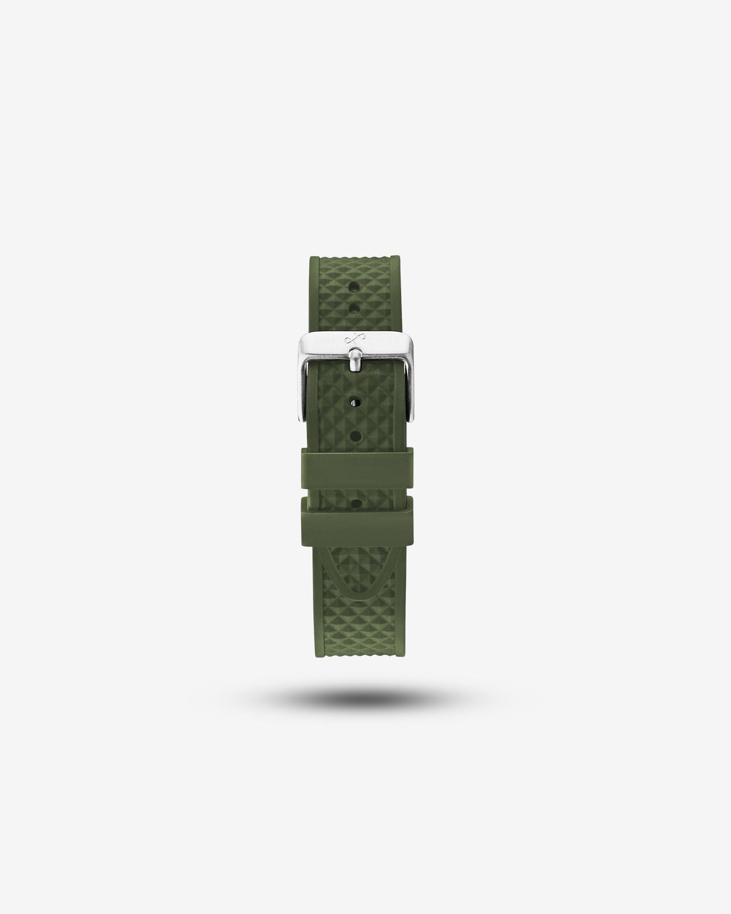 Pin Buckle - Green Silicone